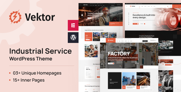 Télécharger Vektor – Industrial Service WordPress Theme