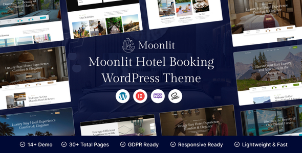 Télécharger Moonlit – Hotel Booking WordPress Theme