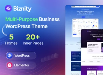 Download Biznity – Multipurpose Business WordPress Theme