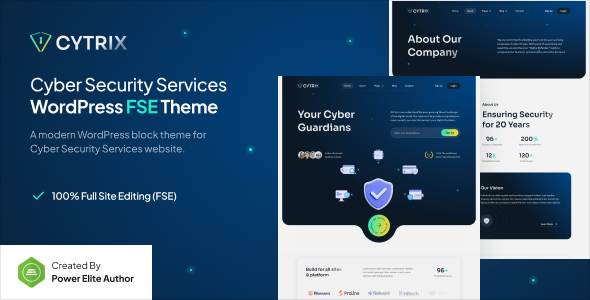 Download Cytrix – Cyber Security Services Gutenverse FSE WordPress Block Theme