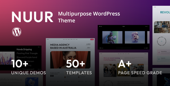 Download Nuur – Multipurpose WordPress Theme