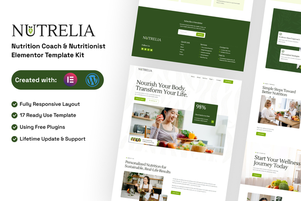 Télécharger Nutrelia – Nutrition Coach