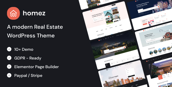 Download Homez – Real Estate WordPress Theme
