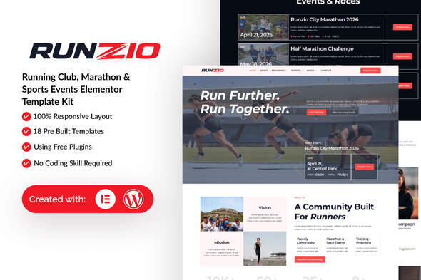Télécharger Runzio – Running Club, Marathon