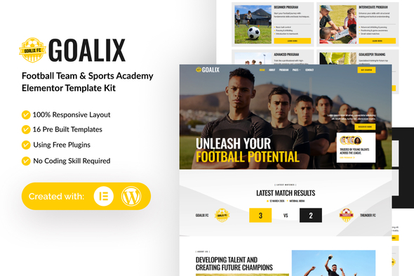 Download Goalix – Football Team