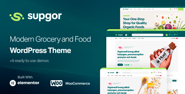 Download Supgor – Grocery Store and Food WordPress Theme