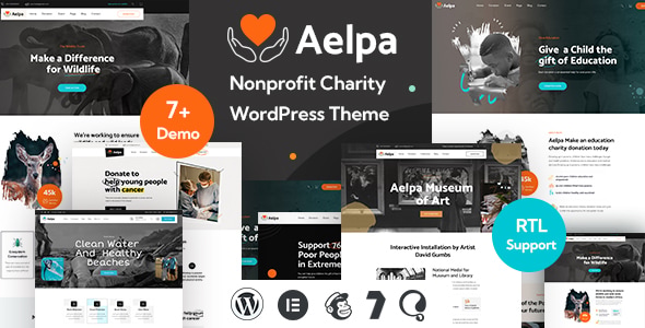 Download Aelpa – Nonprofit Charity WordPress Theme