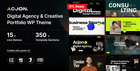 Download Acjon – Digital Agency WordPress Theme