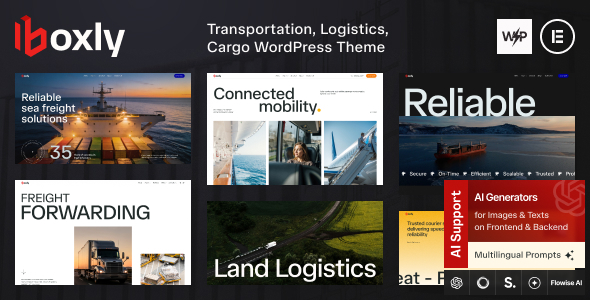 Download Boxly – Transportation, Logistics, Cargo WordPress Theme