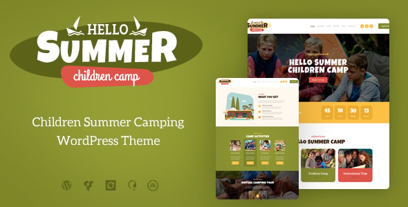 Download Hello Summer | Children Camp WordPress Theme