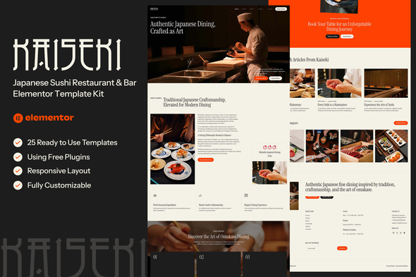 Download Kaiseki – Japanese Sushi Restaurant