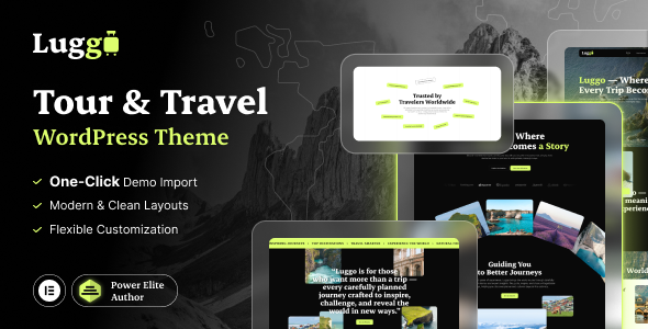 Download Luggo – Tour and Travel Agency WordPress Theme