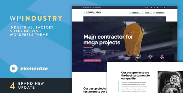 Download WP Industry – Industrial WordPress Theme