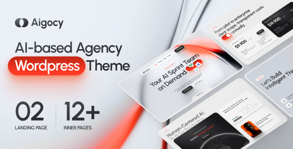 Download Aigocy – AI Agency WordPress Theme