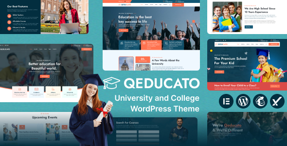 Download Qeducato – University and College WordPress Theme