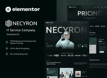 Download Necyron- IT Service Company Elementor Template Kit