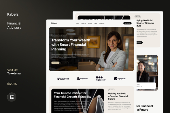 Download Fabels – Financial Advisory Website Elementor Template Kits