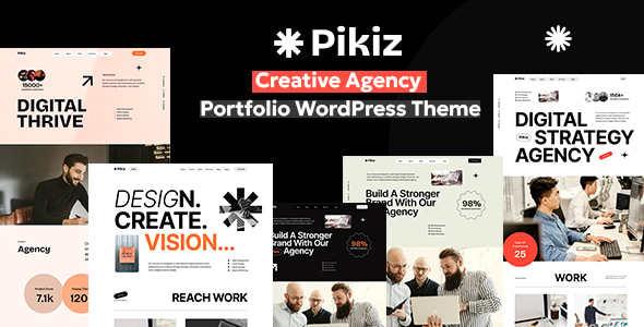 Download Pikiz – Creative Agency Portfolio WordPress Theme