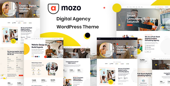 Télécharger Amozo – Digital Agency WordPress Theme