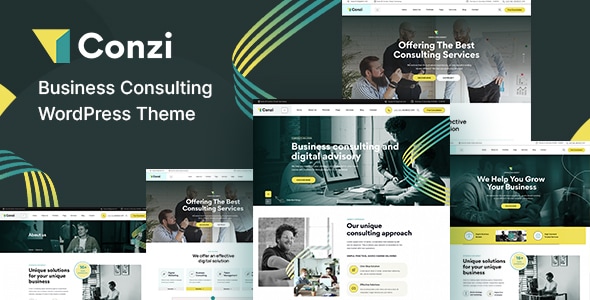 Télécharger Conzi – Business Consulting WordPress Theme