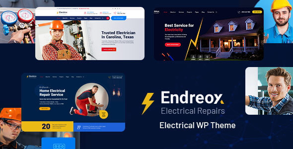 Download Endreox – Electrical Repair Service WordPress Theme