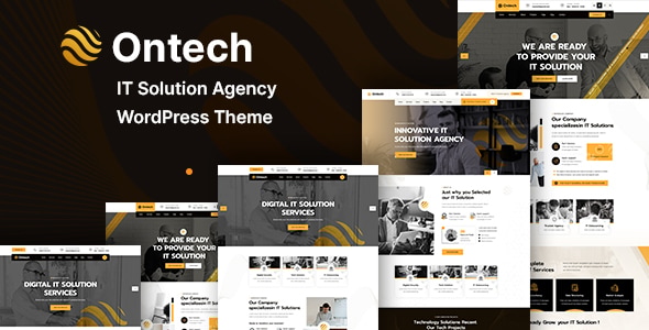 Download Ontech – IT Solutions Agency WordPress Theme