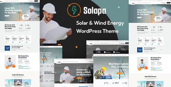 Download Solapa – Solar and Wind Energy WordPress Theme