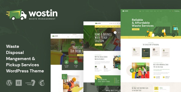 Télécharger Wostin – Waste Pickup Services WordPress Theme