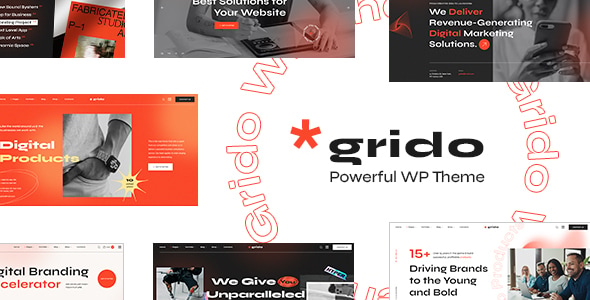 Télécharger Grido – Creative Multipurpose WordPress Theme