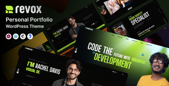 Télécharger Revox – Personal Portfolio WordPress Theme