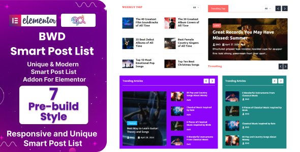 Download Smart Post List Addon for Elementor