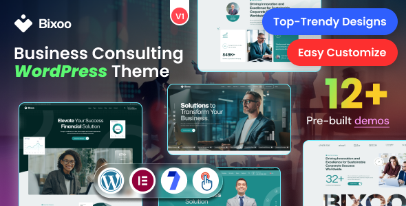 Télécharger Bixoo – Business Consulting WordPress Theme