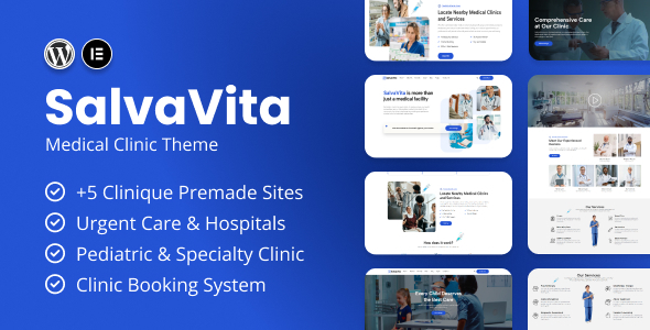 Télécharger SalvaVita – Medical Clinic WordPress Theme