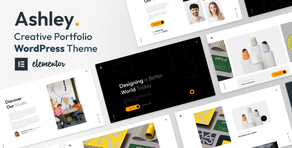 Download Ashley – Creative Portfolio WordPress Theme