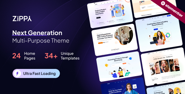 Download Zippy – Multipurpose Elementor WordPress Theme