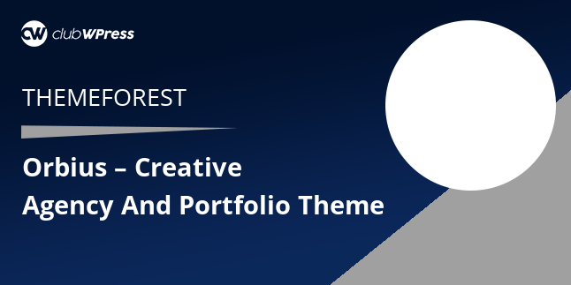 Download Orbius - Creative Agency and Portfolio Theme