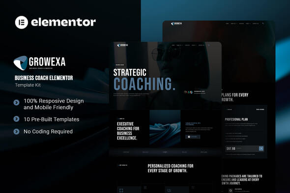 Download Growexa – Business Coach Elementor Template Kit