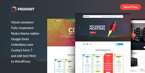 Télécharger ProHost – Power Pack Hosting WordPress Theme