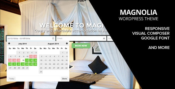 Download MAGNOLIA – Hotel Booking WordPress Theme