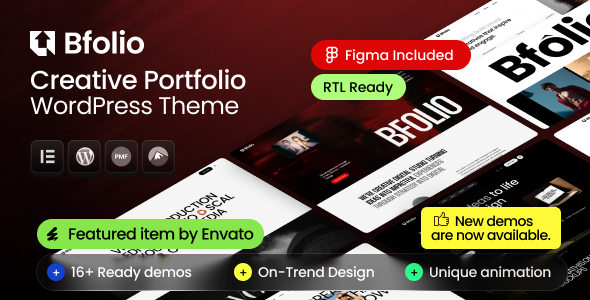 Télécharger Bfolio – Creative Portfolio WordPress Theme