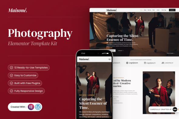 Download Maisone – Photography Elementor Template Kit