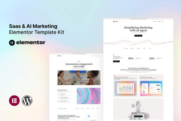 Download Mthink – AI Marketing Elementor Template Kit