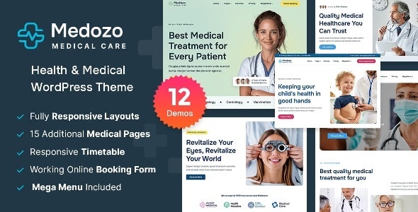 Télécharger Medozo – Medical Premium WordPress Theme