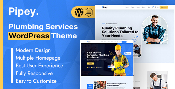 Télécharger Pipey | Plumbing Services WordPress Theme