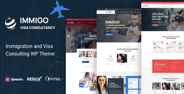 Télécharger Immigo – immigration and Visa Consulting WordPress Theme