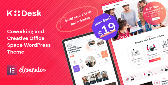 Download Kodesk – Coworking and Office Space WordPress Theme