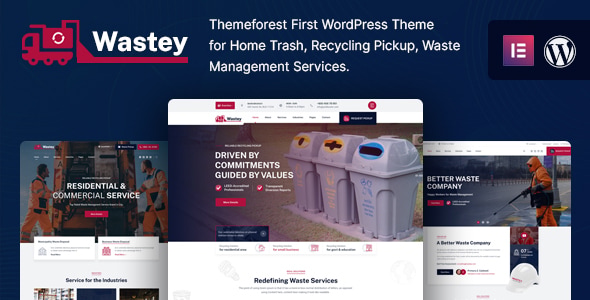 Télécharger Wastey – Waste Pickup and Disposal Services WordPress Theme