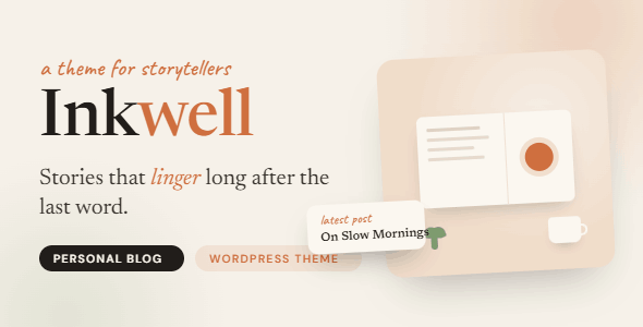 Download Inkwell – Personal Blog WordPress Theme